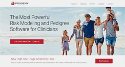 Desktop Screenshot of progenygenetics.com